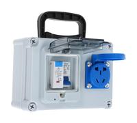 Boîte Électrique Étanche Ip65 en ABS pour Jardin et Extérieur | Protection Sûre, Usage Multi Prises, Style Sobre, Boîtier Simple pour Commande D'arrêt et Prises