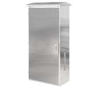 Boîte Électrique Extérieure Étanche, Coffret Électrique en Acier Inoxydable 304, Boîte de Jonction Sur Pied pour Usage Intérieur/Extérieur, 60 X 35 X 100 cm