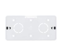 Boîte Électrique Murale Standard 118, Montage en Surface, PVC Blanc | Installation Facile, Gestion des Câbles, Compatibilité Polyvalente, pour Projets Électriques Domestiques Soignés