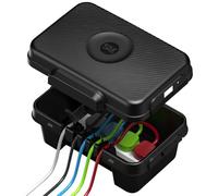 Boîte électrique résistante aux intempéries, rallonges extérieures, bobines, transformateurs, couvercle de boîte à fusibles, 5 prises de câble, certifié IP56, moule en silicone, 360 x 255 x 138 mm