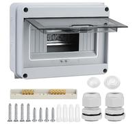 Boîte Électrique Surface, Coffret Electrique Etanche Exterieur IP65, Boite de Derivation Electrique, Boîtier Disjoncteur Extérieur, Boite de Jonction pour Jardins, Fermes, Bornes de Recharge