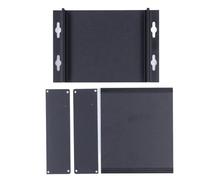 Boîte électronique en alliage d'aluminium, joints noirs mats, Circuit imprimé électronique pour boîtier d'amplificateur de puissance, bricolage