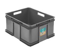 keeeper Boîte de rangement Euro-Box XXL Bruno Eco Line avec poignées Procyclen 54 L gris