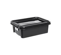 Boîte Empilable noire 21 litres en plastique