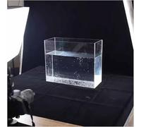 Boîte en Acrylique Haute Tsparent Imperméable à L’Eau Effets Spéciaux Photographie Accessoires Réservoir D’Eau Profonde Multifutiol Boîte De Rangement Vitrine, Clear, 40x20x40cm/15.7x7.8x15.7''
