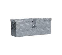 Boîte en aluminium - - 48,5 x 14 x 20 cm - Argenté - Résistante à la rouille - Design compact