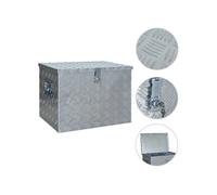 Boîte en aluminium 610x430x455 mm Argenté