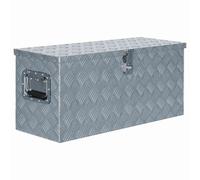 Boîte en aluminium 80 x 30 x 35 cm Argenté