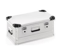 Boîte en aluminium L582×I385×P275 mm 47 l avec fermeture à clapet et coins empilables Quantité:1