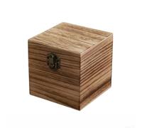 Boîte en bois avec couvercle rabattable pour le tri des bijoux et la protection en utilisant un matériau paulownia durable (couleur claire)