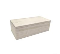 Boîte en bois de pin de haute qualité avec couvercle coulissant pour ranger des souvenirs spéciaux et des articles personnels, bricolage, cadeaux (20 x 10 x 6,5 cm)