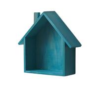 Boîte en bois - étagères d'affichage du cadre de maison | Étagère d'affichage en forme de cabane | Signe de la maison de la ferme | Jolie petite décoration décorative de pépinière | Un meilleur organ