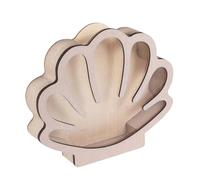 Boîte en bois fabriquée par mouschelvitrine, organisateur de petites pièces élégant | Étagère de bijoux pour boucles d'oreilles, bracelets, boucles d'oreilles et décoration de moules - chambre à couch