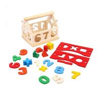 Boîte En Bois Montessori, Jouet De Tri Interactif, Stimulation Géométrique, Jeu Assorti Pour L'Apprentissage Préscolaire, Cadeau Amusant Pour Enfants
