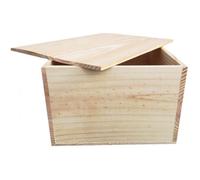 Boite en bois rangement bouteille de vin - Caisse en bois 12 bouteilles type Bordeaux à Clouer [ Boite bois rangement ]