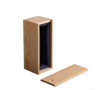 Boîte en bois robuste construite avec dessus coulissant et tiroir coulissant indépendant pour ranger des bijoux, des lettres ou des articles sentimentaux (1)