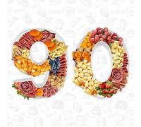 Boîte en carton à remplir pour charcuterie, chocolat, bonbons, 30,5 cm, décorations de fête (forme 60 et 90)