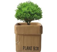 Boîte en carton créative Design Ciment Planteur Urnes, Planteur Pour Plantes d'Intérieur Fleur Succulentes Pots(Kaki,10cm)
