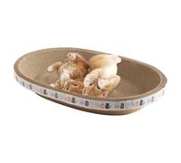 Boîte en carton Lit pour chat - Lit de boîte à gratter pour chat, boîte de