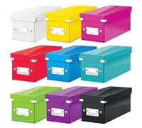 Boîte en carton pour CD Click & Store WOW - Bleu