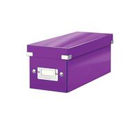 Boîte en carton pour CD Click & Store WOW - Violet