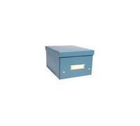 Boîte en Carton Taille moyenne Neo Deco A4+ - Bleu