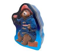 Boîte en étain en forme d'ours Paddington remplie de 25 sachets de thé à la marmelade orange