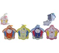 Boîte en fer blanc avec serrure 10x6cm - mélange de couleurs