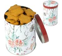 Boîte en fer blanc Boîte pour biscuits, bonbons, pain d'épices, Noël, rouge