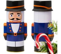 Boîte en fer-blanc de Noël 24,5X8,5 cm pour gâteaux, bonbons, thé Bleu