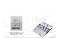 Boîte En Métal Aquarelle Extra-Fine - 12 Tubes De 5 Ml - Winsor Et Newton