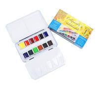 Boîte En Métal De 12 1/2 Godets - Peinture Aquarelle Extra-Fine - Sennelier