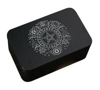 Boîte en métal pour cartes de jeu, tarot, conteneur, emballage, boîte de poker, boîte de stock, boîte de rangement vide pour bonbons