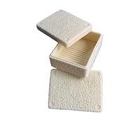 Boîte en mousse assemblée en résine - Couvercle supérieur et inférieur - 56 x 43/32 x 24/23 mm - Accessoire de modèle de bateau à voile - Une pièce (56 x 43 x 24 mm)