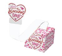 Boîte en papier au choix de plusieurs couleurs - Convient pour les événements d'entreprise et les fêtes personnalisées