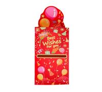 Boîte en papier pliable pour anniversaire, explosions rouges, mariage, argent, boîtes-cadeaux surprise S0O5