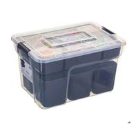 Paris Prix Boîte de rangement FIVE Simply Smart 10 compartiments 8 L transparent G