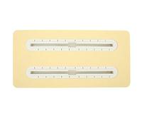 Boîte en PVC Mousse pour Hydrofoil, Boîte de Rail de Montage pour Hydrofoil, Résistance à la Pression d'Eau Stable, Accessoire Léger Résistant aux UV avec Base de Fixation pour Équ (Blanche)