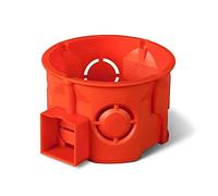 Boîte encastrée 60 mm rouge PK-60 0284-00/90 pièces/couvercle Elektro-plast 5901752632110