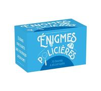 Boîte Enigmes policières - - Fabrice Bouvier - Hachette Pratique - Jeux livres objets
