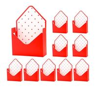 Boîte Enveloppe - 23x8x35cm Boîte Cadeau Pliée Saint-Valentin Pois | 10pcs Papier Romantique | Idéal Mariages Fêtes Anniversaires Fleuristes