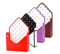 Boîte Enveloppe À Fleurs 10 Pièces Enveloppe Pliable Romantique Pour | Boîtes à Enveloppes pour Bouquets de Fleuriste Pour Épouse Petite Amie Roses Œillets Elisiros Anniversaire