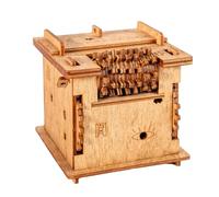 Boîte Escape Game en Bois,Jeu De Logique Et Réflexion,Coffret De Puzzles Interactifs Casse-tête Mécanique,pour Soirées Amis,Fêtes,Anniversaire Vacances,Divertissement Engageant pour Amateurs De Défis