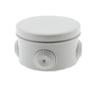Zenitech Boîte étanche Ø80 x 45 mm IP55 – Gris