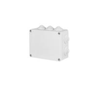 Boîte à air industrielle n/t 198 x 163 x 80 mm avec 10 accélérateurs IP55 Gris 2711-02 Hotte électro-plastique 5902431690803