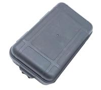 Boîte étanche d'extérieur - Boîte étanche - Protection étanche | Protection antidérapante réglable Contre Les intempéries - Robuste et hermétique avec loquet sécurisé pour Patio Piscine, Gris argenté