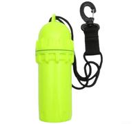 Boîte Étanche Plongée 18x6.7cm Joint O-Ring | Plastique PP pour robuste, résistant , eau salée, usage intensif, longue durée(Yellow Flat-Bottom)