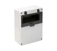 Boîte étanche pour 8 éléments, étanche et robuste, idéale pour stocker des outils et accessoires dans des environnements humides ou en plein air.