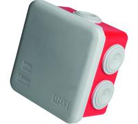 Boîte étanche pour circuit de sécurité ERP 80 x 80 x 45 couvercle 1/4 tour (x 5) - 102080 - EMX