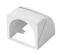 Boîte étanche pour prise de courant électrique - Pour extérieur - Pour une utilisation en extérieur dans les cours, les jardins ou les patios (blanc)